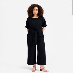 Everlane Japanese GoWeave Black Jumpsuit NWT